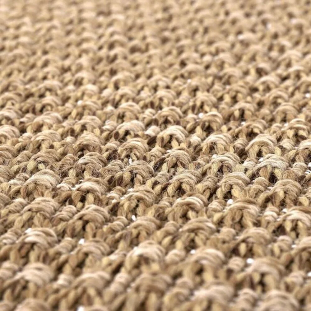New 4x6 Natural Jute Rug, Washable Indoor Outdoor Boho Carpet for Home & Patio